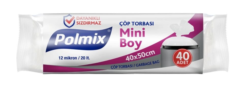 MİNİ BOY ÇÖP POŞETİ 40*50 50 ROLU