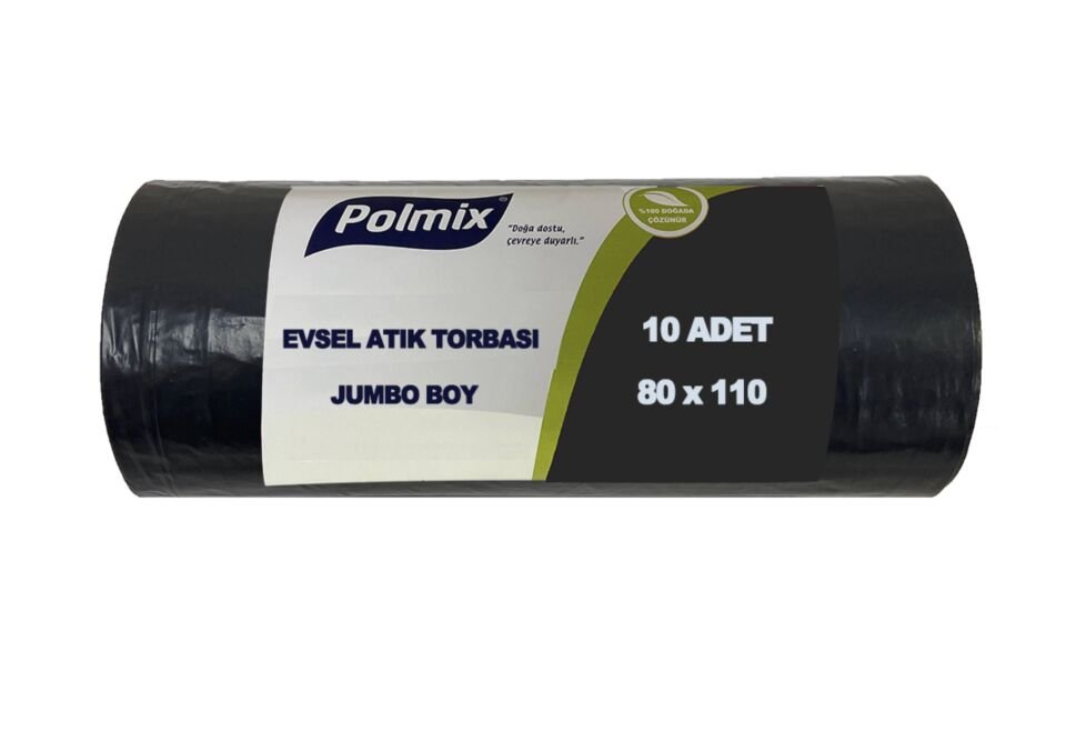 EVSEL ATIK JUMBO BOY ÇÖP POŞETİ 80*110 10 RULO